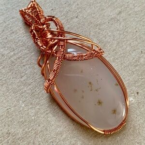 NWT Handcrafted Montana Agate Pendant